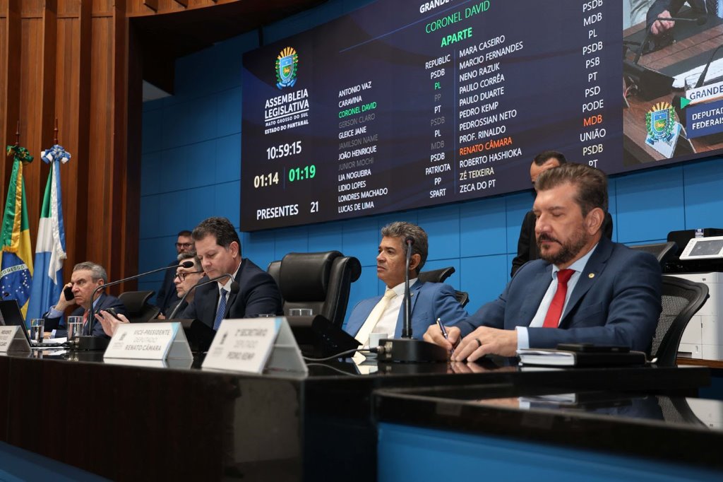 Imagem: Sessões são transmitidas ao vivo pelos canais oficiais da ALEMS