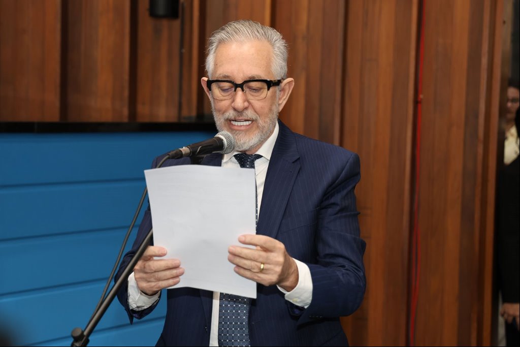 Imagem: Deputado Antonio Vaz apresentou o projeto nesta manhã durante a sessão ordinária da ALEMS