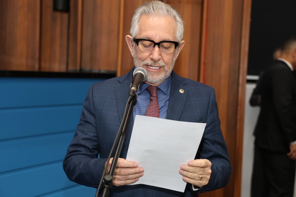 Imagem: Deputado Antonio Vaz apresentou o projeto nesta manhã durante a sessão ordinária da ALEMS