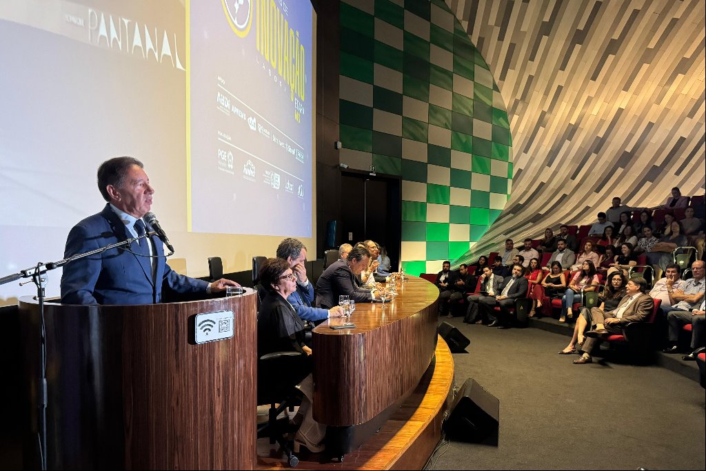 Imagem: Gerson Claro participou da abertura da Caravana da Inovação, no Bioparque Pantanal