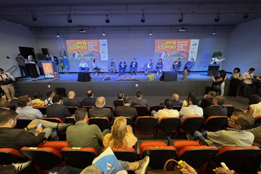 Imagem: Gerson Claro representou a ALEMS na Pré-COP30 Oficial Bioma Pantanal