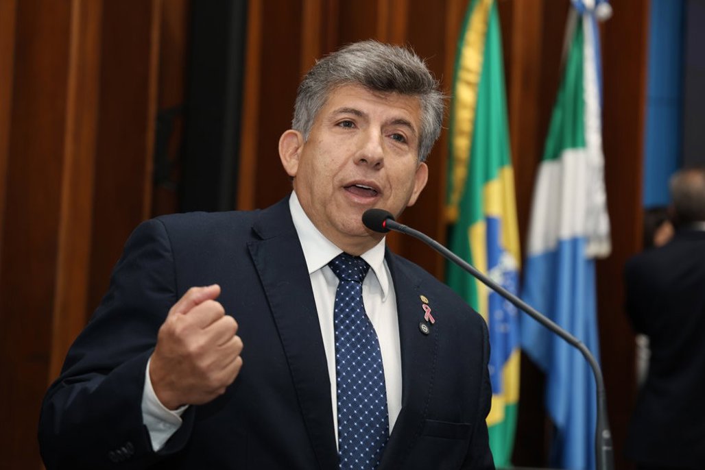 Imagem: Deputado Lidio Lopes defendeu na tribuna, a atual administração do município de Campo Grande 
