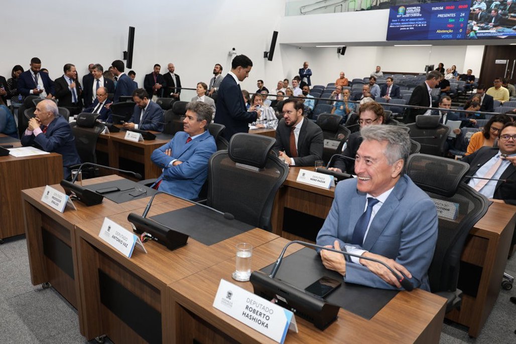 Imagem: Cinco matérias foram aprovadas pelos deputados estaduais na Ordem do Dia da sessão desta quarta-feira