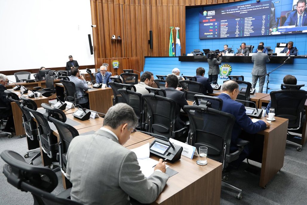 Imagem: Projeto de Decreto Legislativo é de autoria da Mesa Diretora da ALEMS