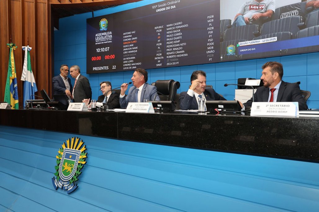 Imagem: As matérias encaminhadas pelo Poder Executivos são lidas em plenário 