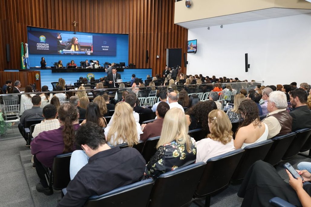 Imagem: Assembleia Legislativa reconhece a atuação de mulheres que fortalecem o desenvolvimento econômico e social de Mato Grosso do Sul