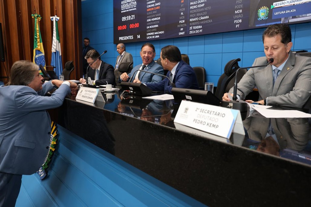 Imagem: Dez projetos de lei foram aprovados pelos parlamentares durante a Ordem do Dia da sessão desta quinta-feira