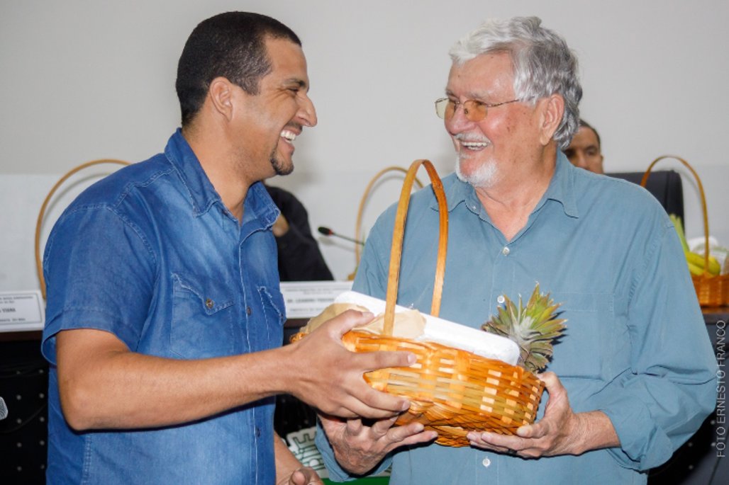 Imagem: Zeca do PT durante plenária da agricultura familiar em Nova Andradina
