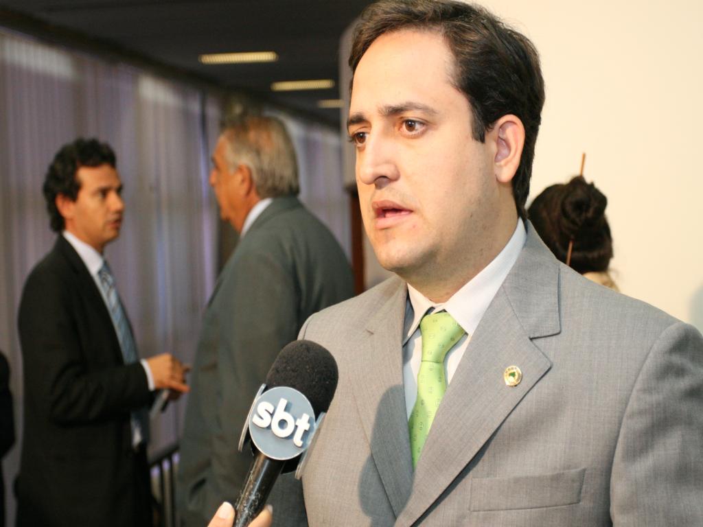 Imagem: Marcio Fernandes durante entrevista 