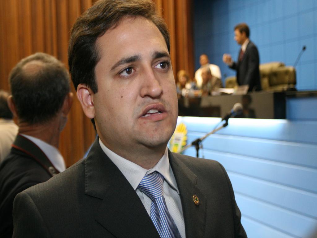 Imagem: Deputado Marcio Fernandes no plenário