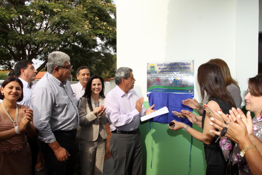 Imagem: Mara durante inauguração de obras em Eldorado
