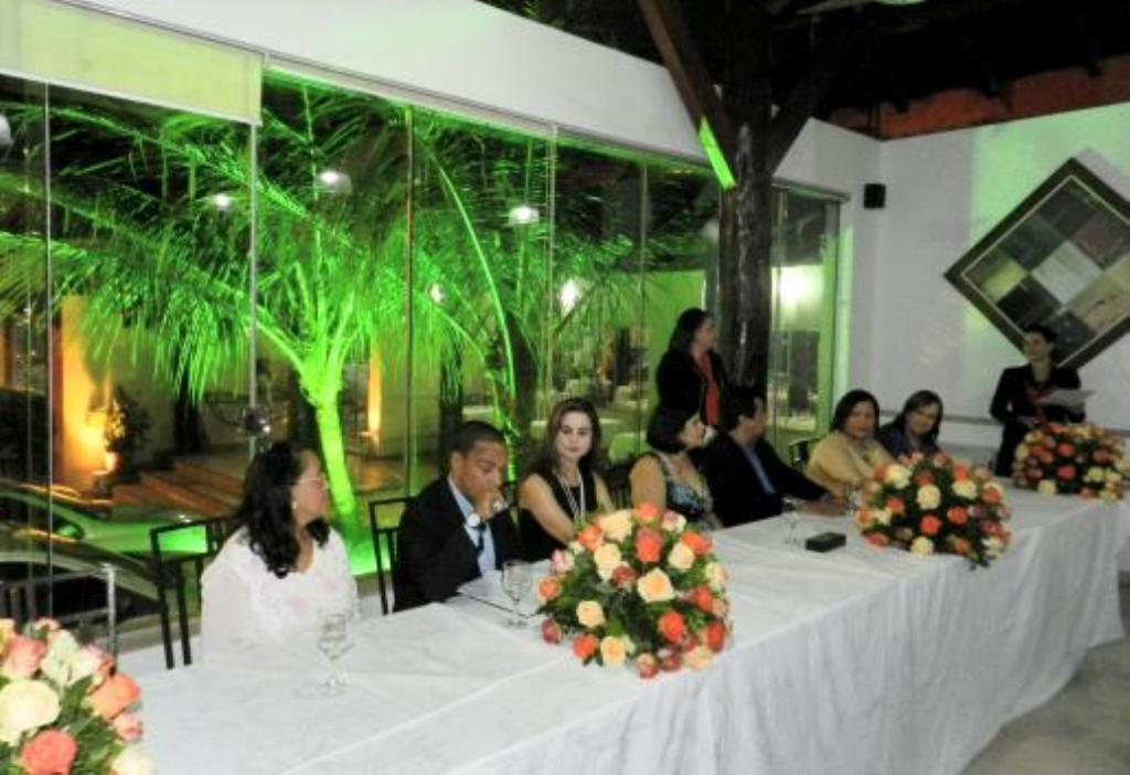 Imagem: Mara Caseiro participa da posse da diretoria do Sindafaz