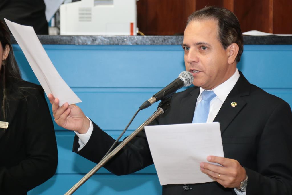 Imagem: Deputado Coronel David (PSC) durante sessão ordinária desta quinta-feira (23)